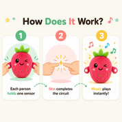 Cute Musical Strawberry Plush Toy