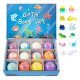 12x Kids Surprise Bath Bomb | Fun Fizzy Bath Bomb with Toy Inside