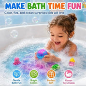 12x Kids Surprise Bath Bomb | Fun Fizzy Bath Bomb with Toy Inside
