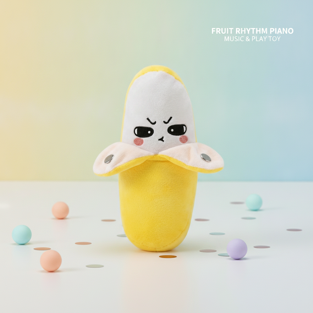 Cute Musical Banana Plush Toy
